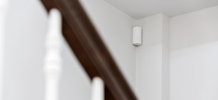 Bend motion sensor placement